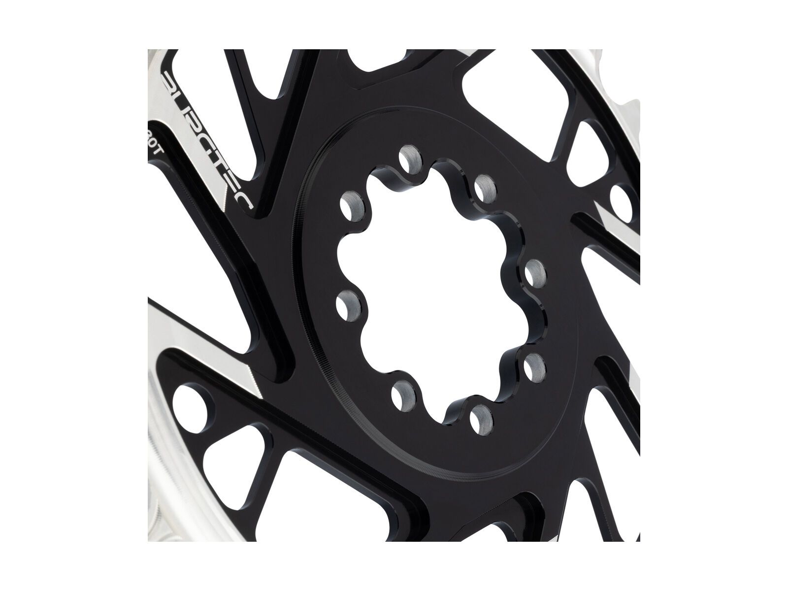 Burgtec 3 mm Offset Thick Thin Chainring SRAM 8-Bolt, black - Bild 6