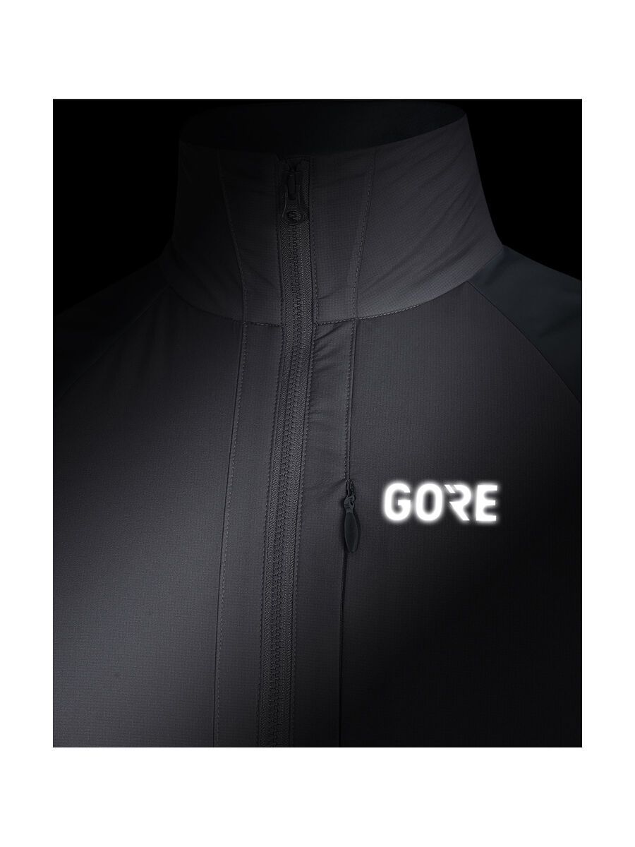 GOREWEAR C5 Partial Gore Windstopper Isolierte Jacke, terra grey/black - Bild 6