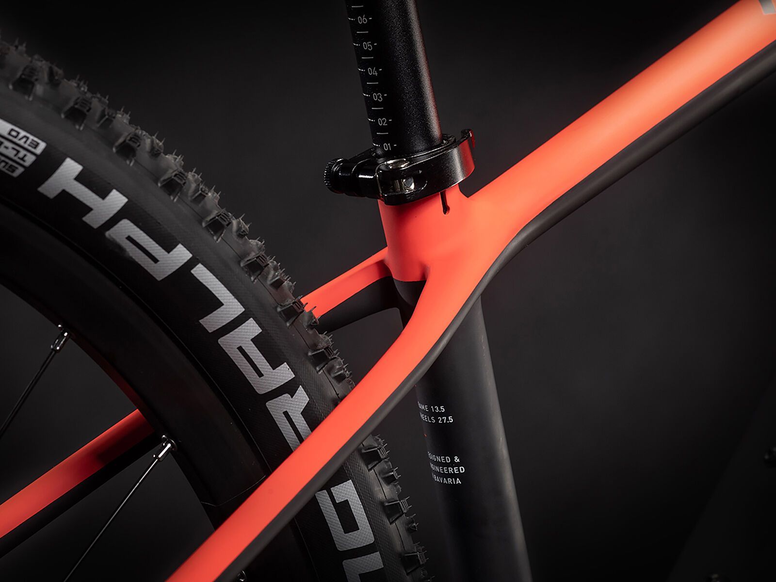 Cube Reaction C:62 Rookie 27.5, carbon´n´blue´n´red - Bild 3