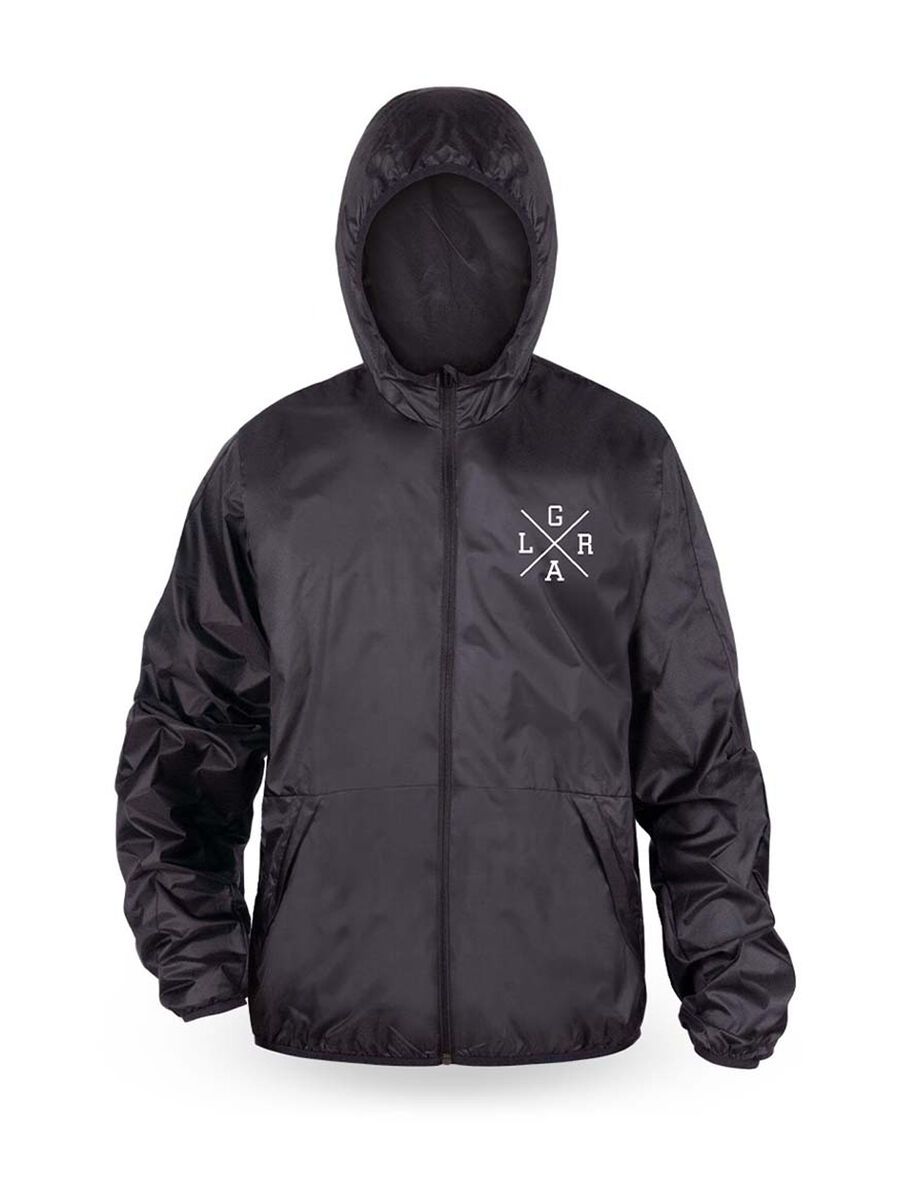Loose Riders Water Resistant Wind Breaker, black - Bild 1
