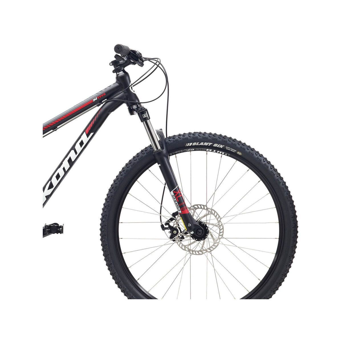 Kona Lanai 27.5, Matt Black w/White, Red & Grey - Bild 5