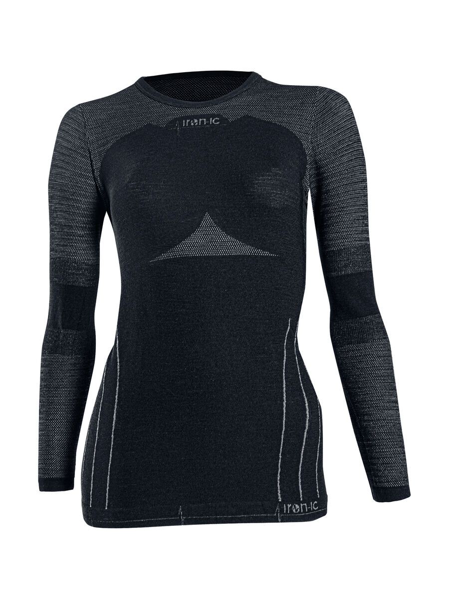 Iron-ic Wool Long-Sleeve T-Shirt Performance - Women, black - Bild 1