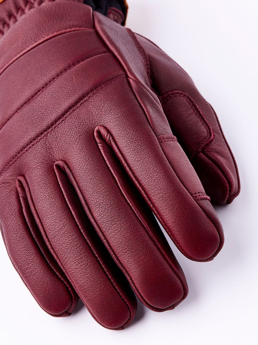 Hestra Women's Fall Line 5 Finger, bordeaux - Bild 3