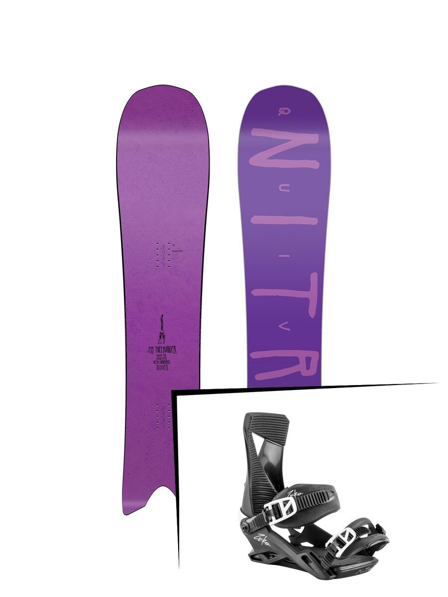 Set: Nitro Quiver Treehugger 2019 + Nitro Zero dark night - Bild 1