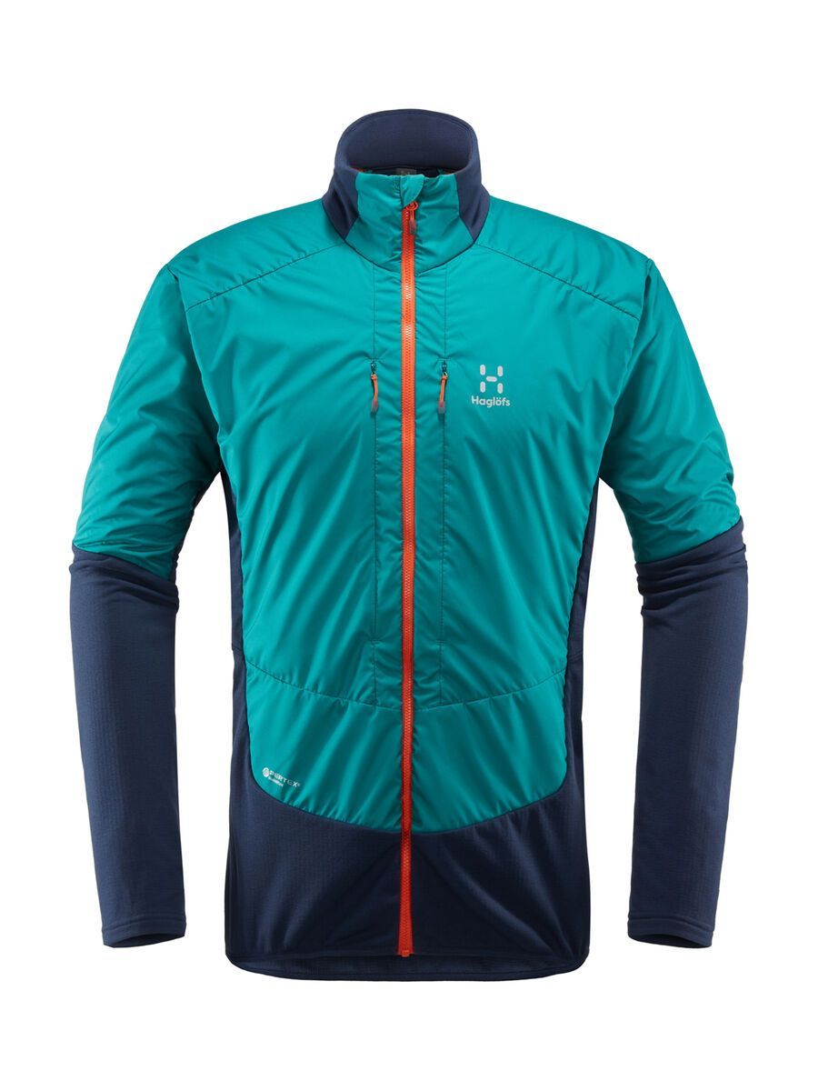 Haglöfs Touring Hybrid Jacket Men, tarn blue/alpine green - Bild 1
