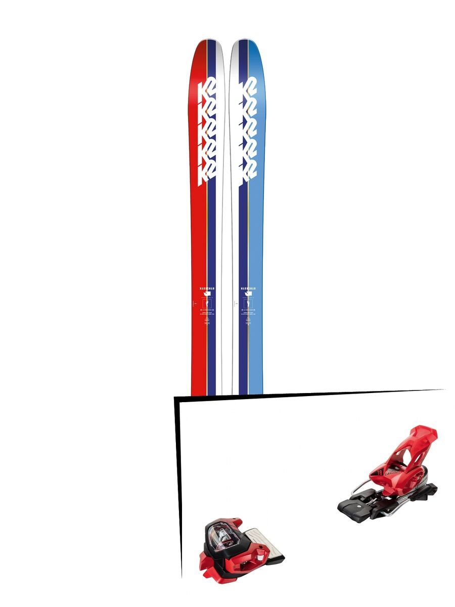 Set: K2 SKI Marksman 2019 + Tyrolia Attack² 18 X GW red - Bild 1