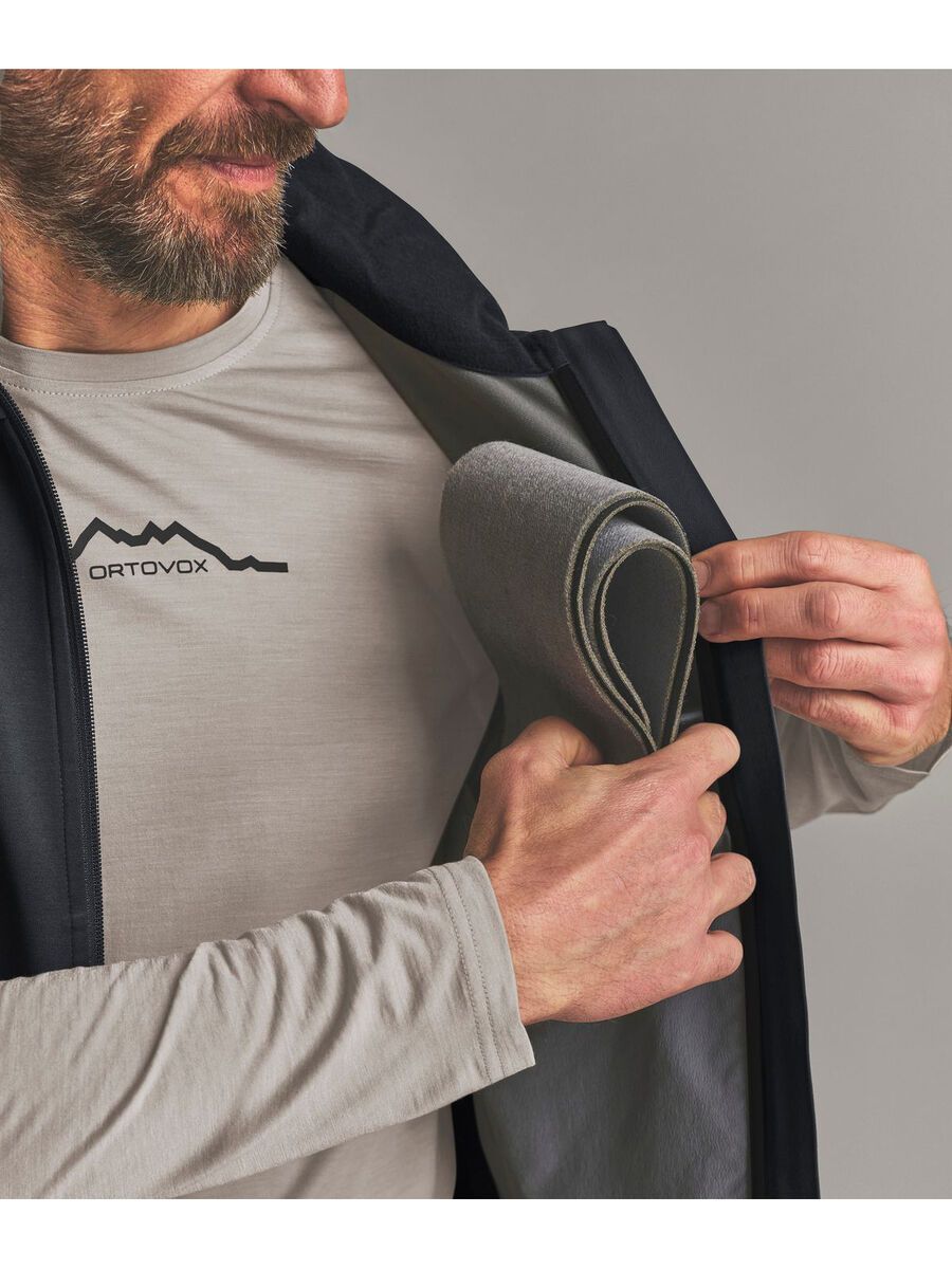 Ortovox Ortler Softshell Plus Vest M, black raven - Bild 6