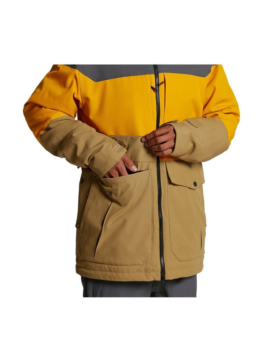 Volcom Tri Star Ins Jacket, burnt khaki - Bild 6