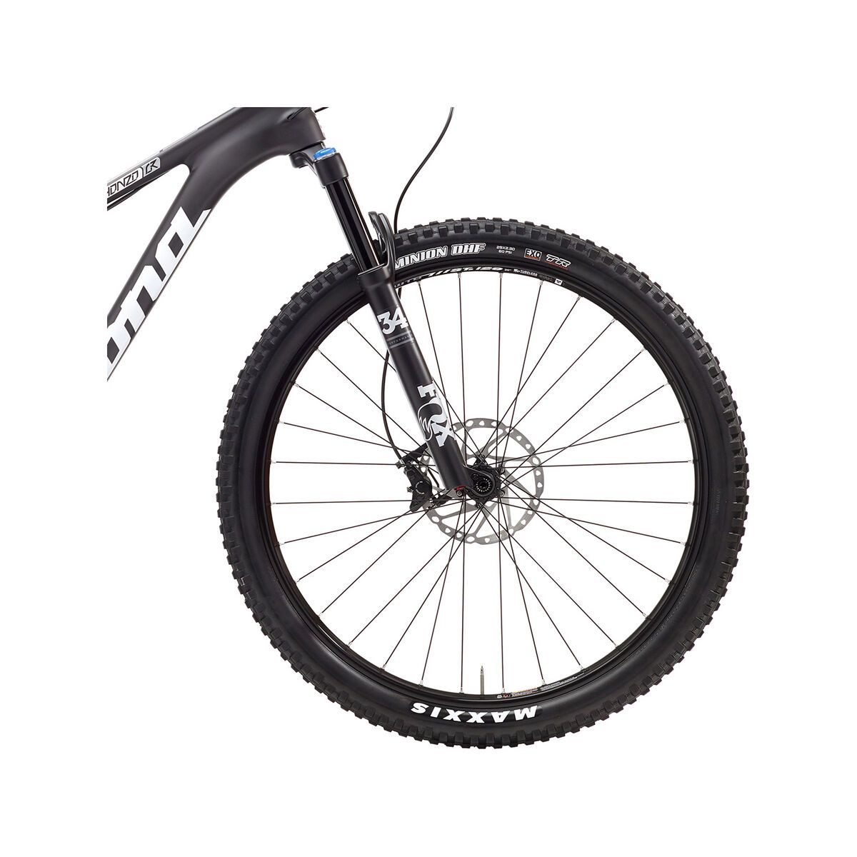 Kona Honzo CR Trail, matt carbon/white/silver - Bild 2