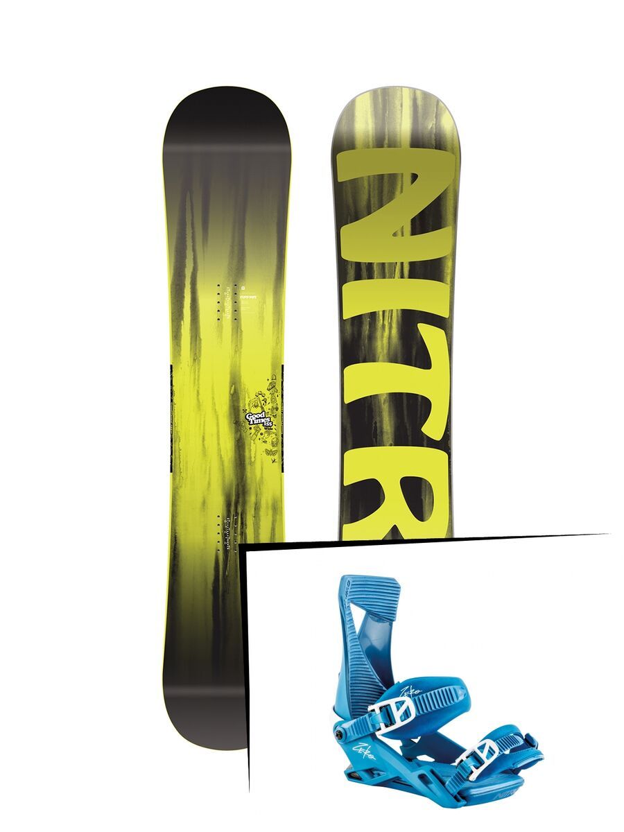 Set: Nitro Good Times Wide 2019 + Nitro Zero blue bird - Bild 1