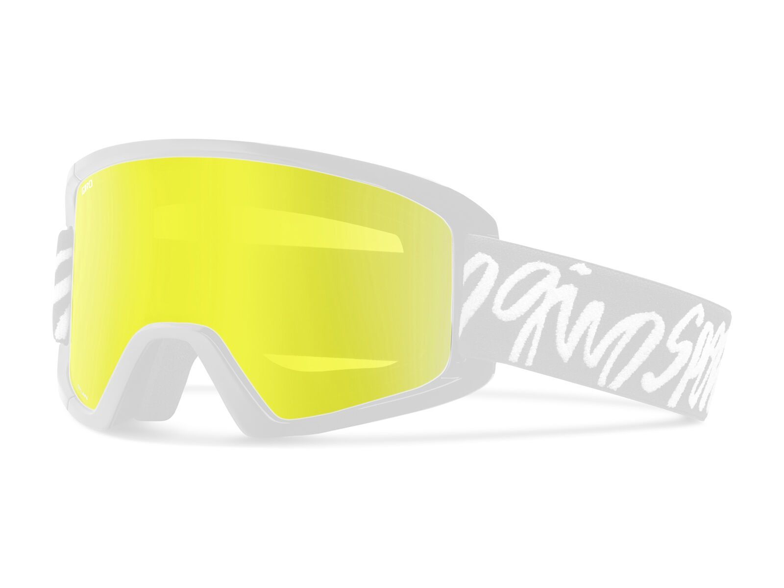 Giro Dylan + Spare Lens, black script/amber pink+yellow - Bild 2