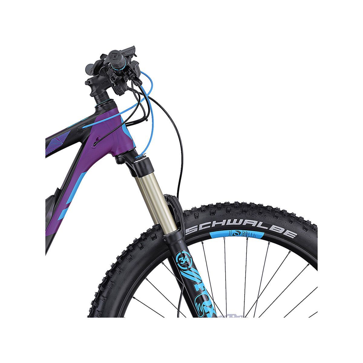 Scott E-Genius Contessa 720 Plus, black/purple/blue - Bild 5