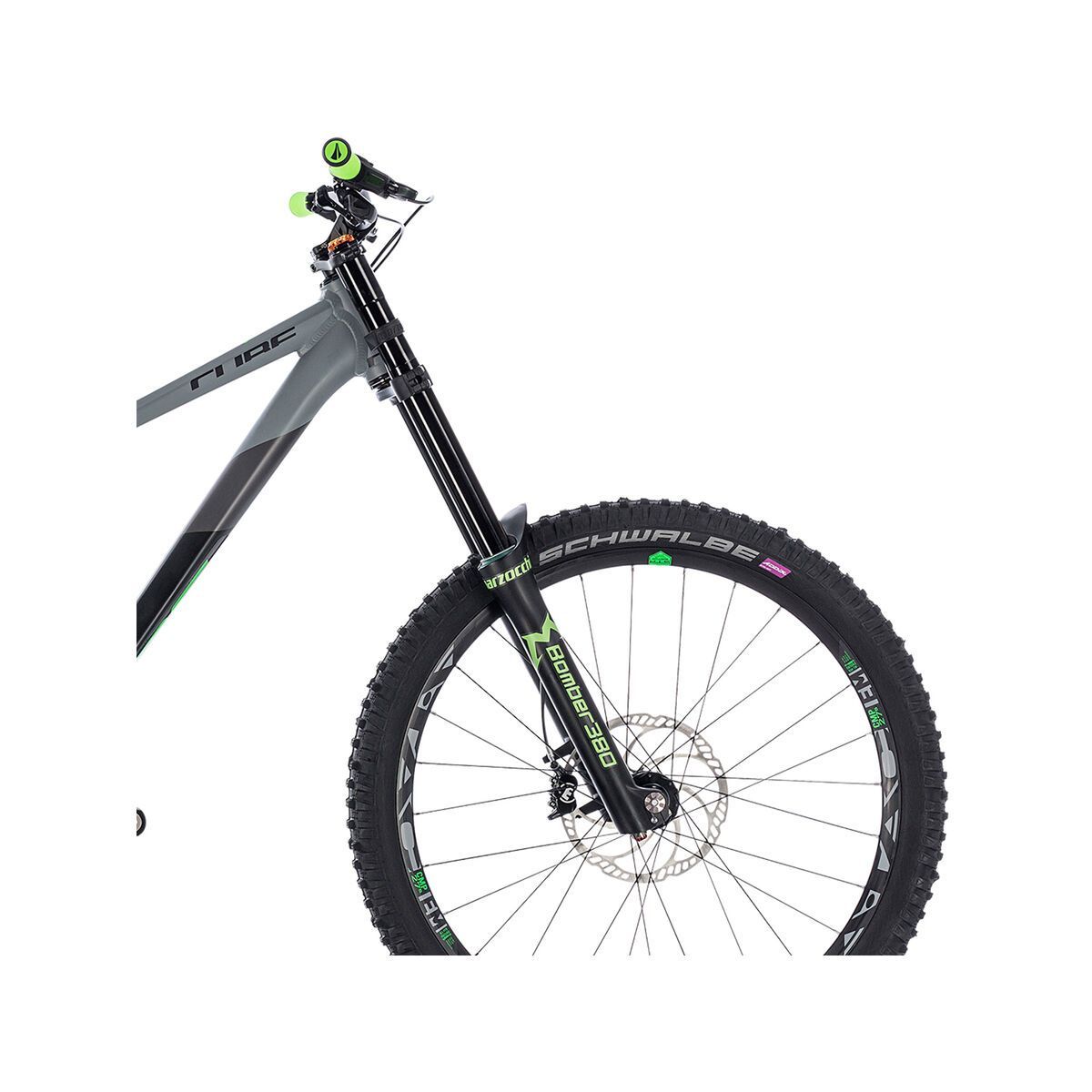 Cube TWO15 Race 27.5, black´n´green - Bild 7