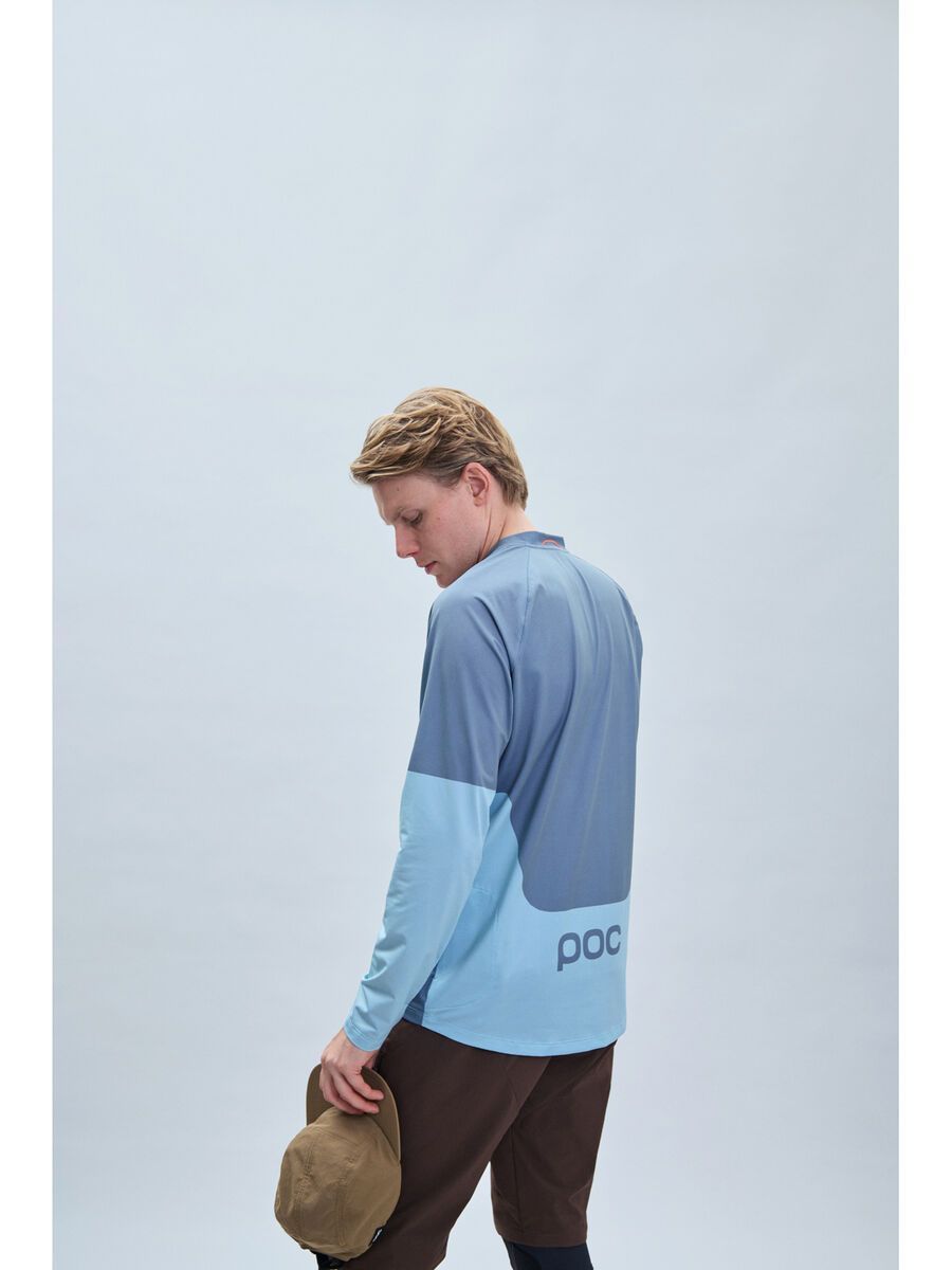 POC M's Essential MTB LS Jersey, calcite blue - Bild 4