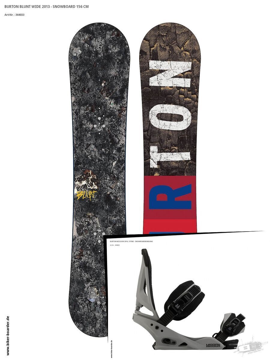 Set: Burton Blunt Wide  +  Mission (494004S) - Bild 1