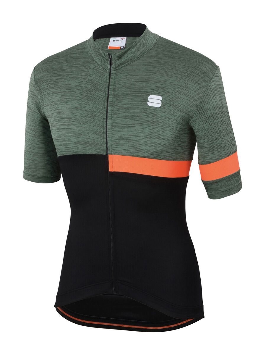 Sportful Giara Jersey, dry green/black/orange sdr - Bild 1