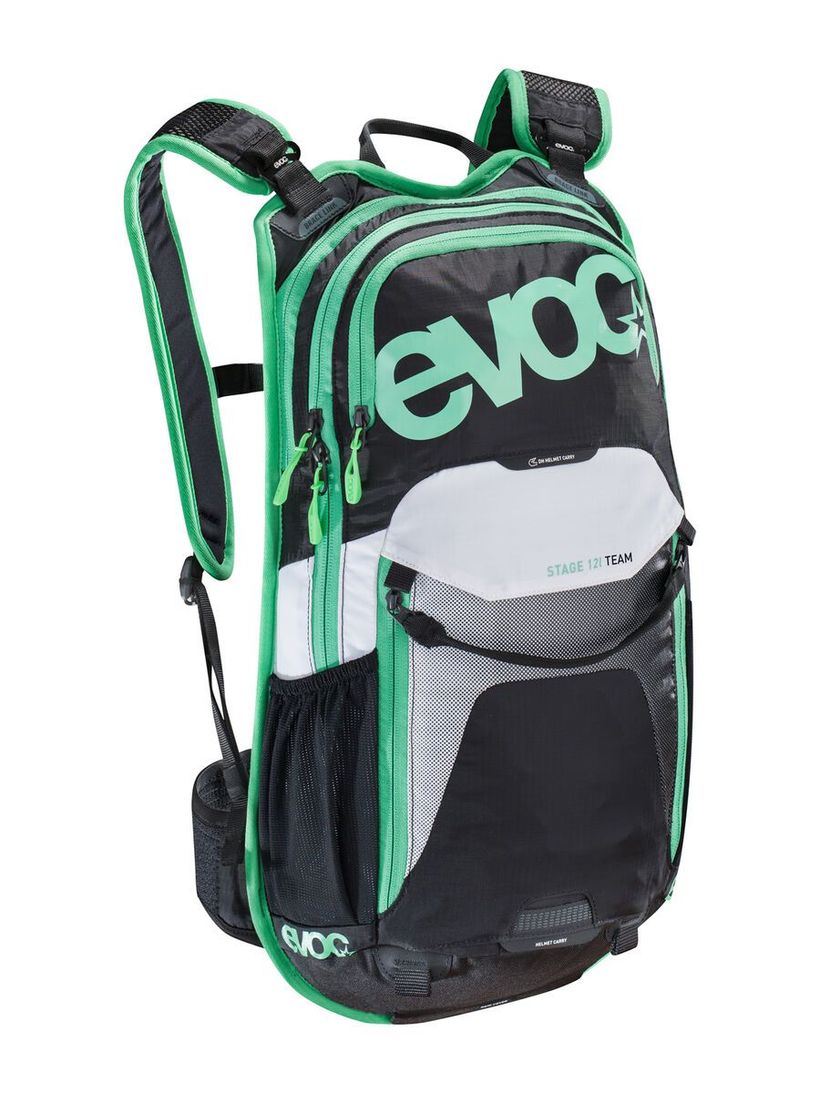 Evoc Stage Team 12l, black/white/green - Bild 1