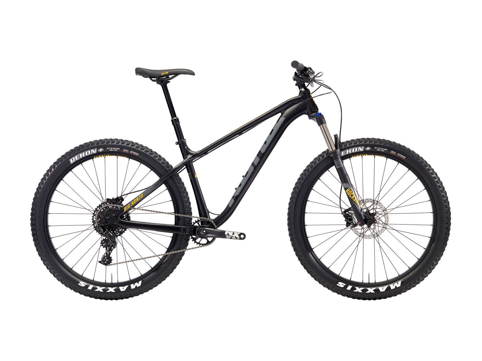 Kona Big Honzo, matt black w/ gray & yellow decals - Bild 1