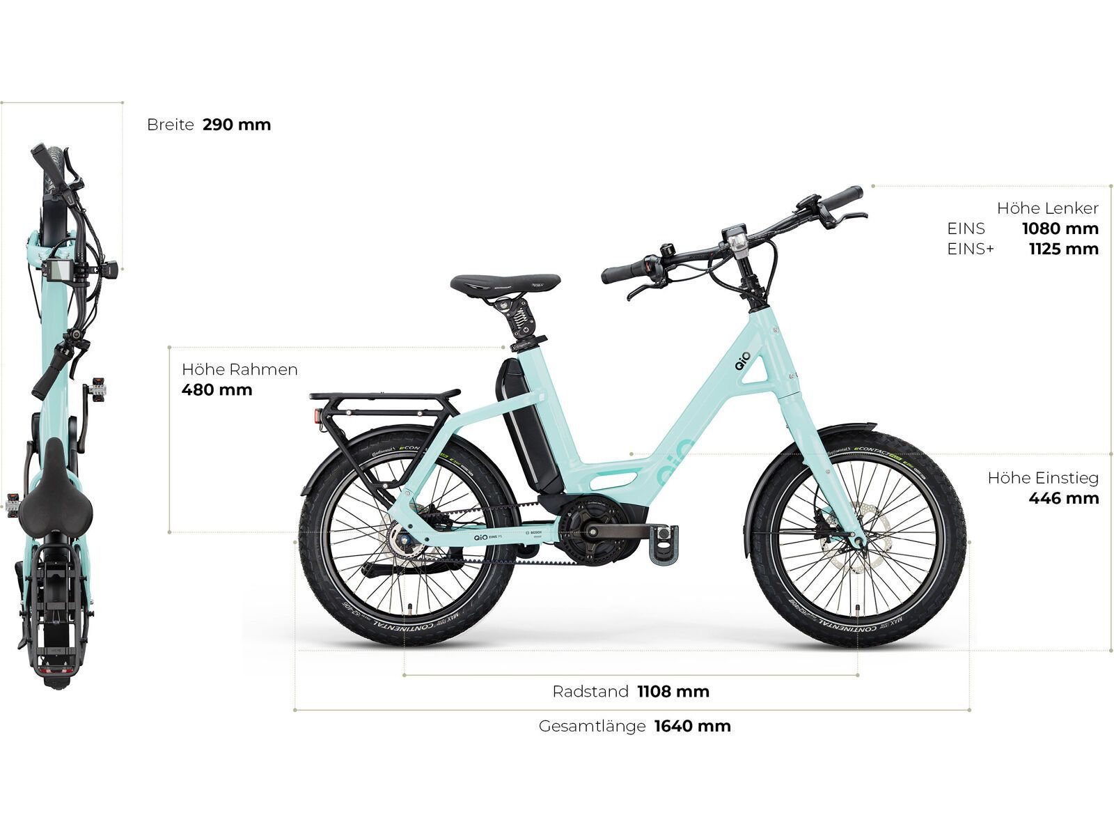 QiO Eins AP-5R Pinot Line / Rücktrittbremse - Bild 3