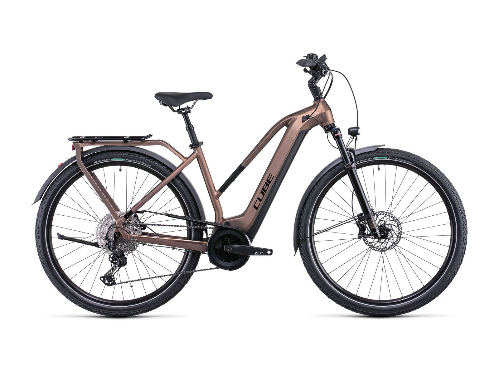 Cube Touring Hybrid EXC 500 Trapeze, mocha´n´black - Bild 1