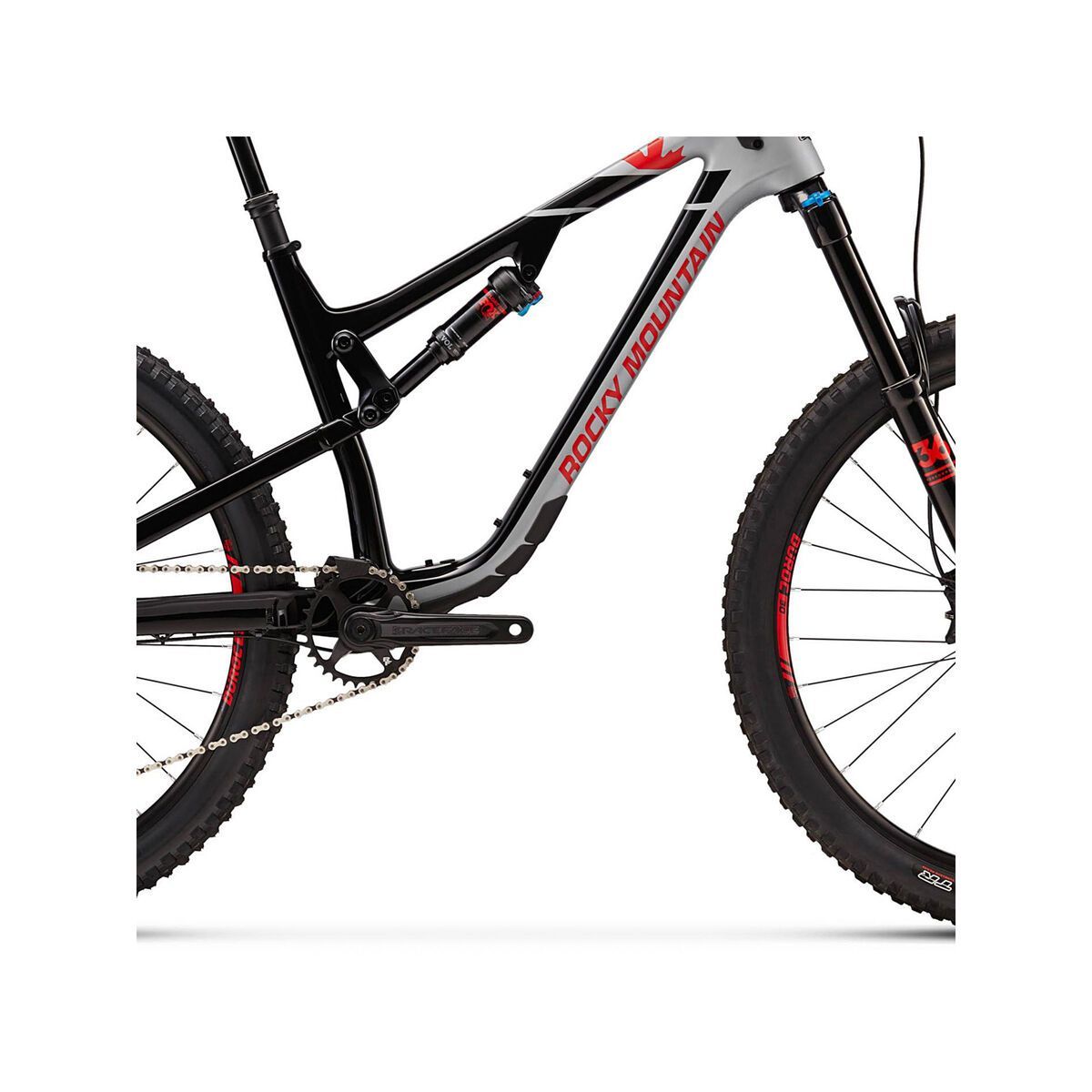 Rocky Mountain Altitude Carbon 50, black black/fox racing grey/flaming lips - Bild 4