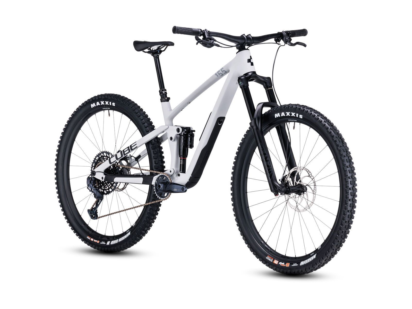 Cube Stereo One55 C:62 Race 29, lightgrey´n´grey - Bild 2