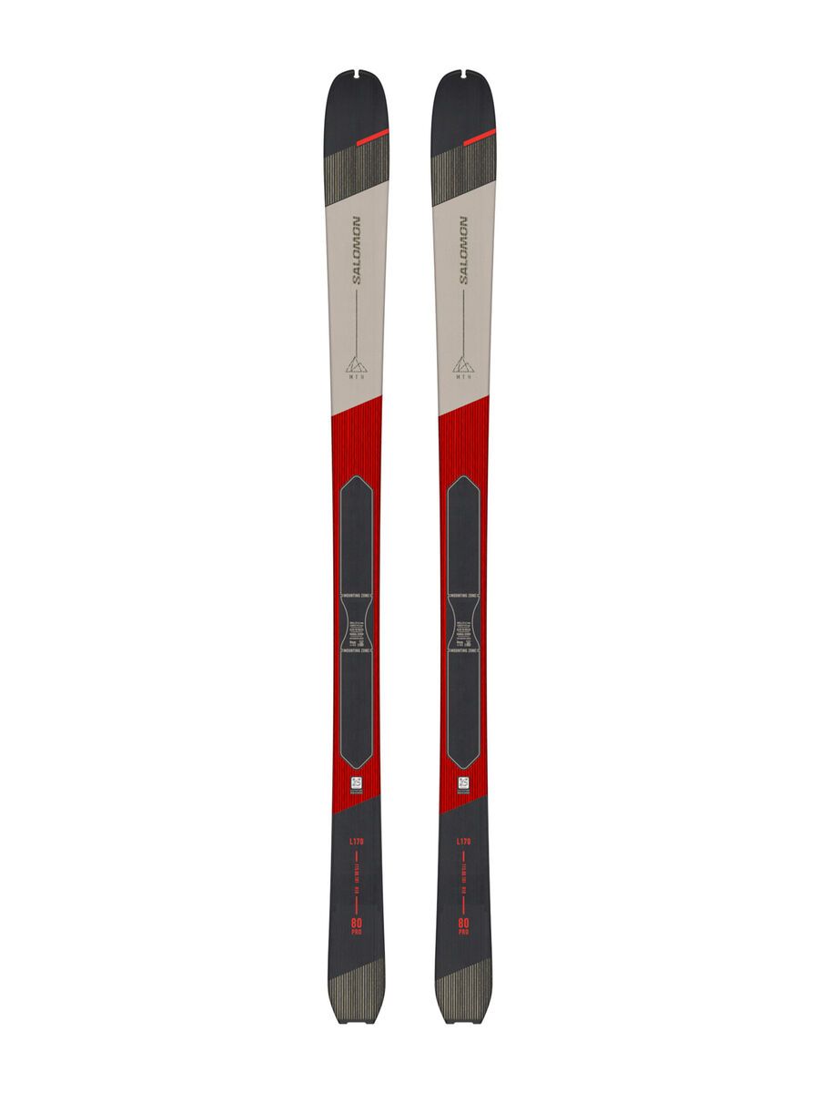 Set aus Salomon MTN 80 Pro neon coral/rainy day/black 164 cm + Salomon S/LAB Shift MNC 13 - 90 mm black 356417526100f9b9b07c39c8bf07b7f1