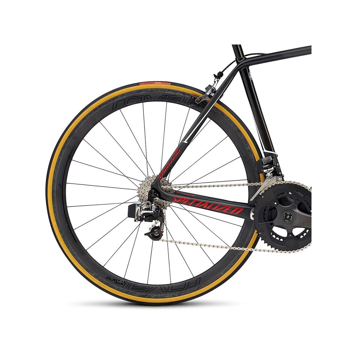 Specialized S-Works Tarmac eTap, satin/gloss carbon/flo red/metallic white - Bild 4