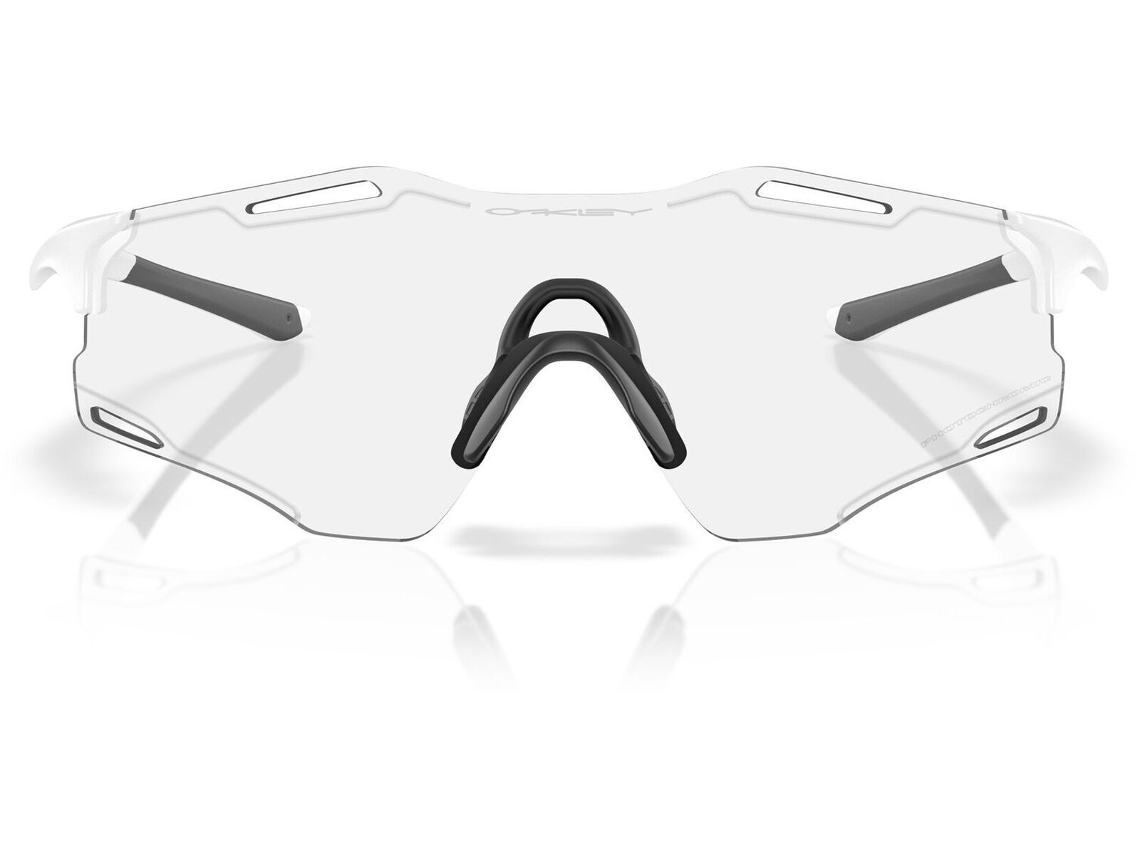 Oakley Cybr Zero Cyber Collection, Clear To Black Iridium Photochromic / matte white - Bild 9