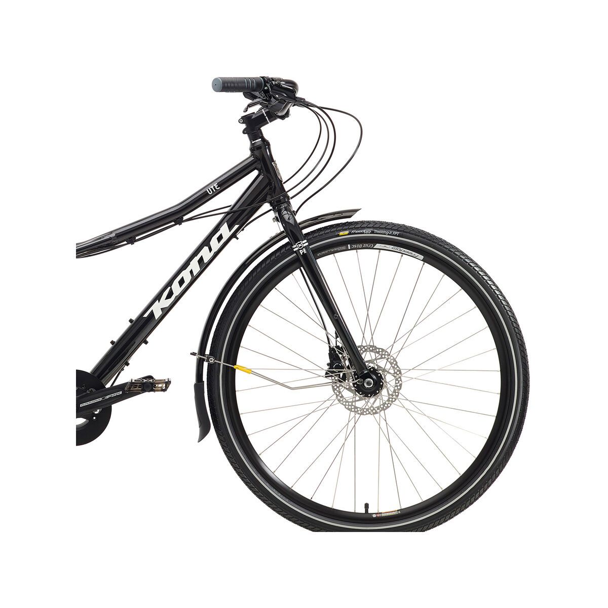 Kona Ute, gloss black/white/silver - Bild 5