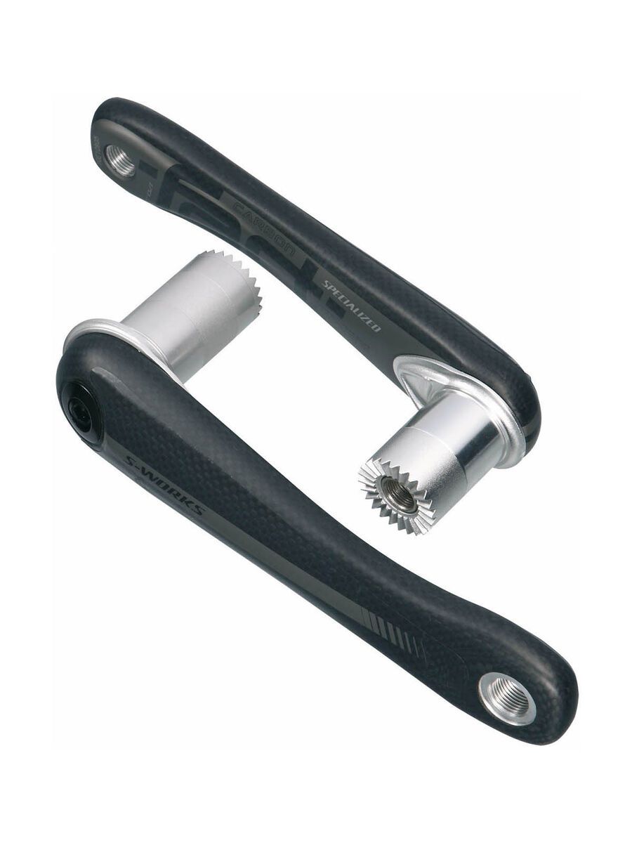 Specialized S-Works Carbon Mountain Crank Arms, Satin Carbon/Grey - Bild 1
