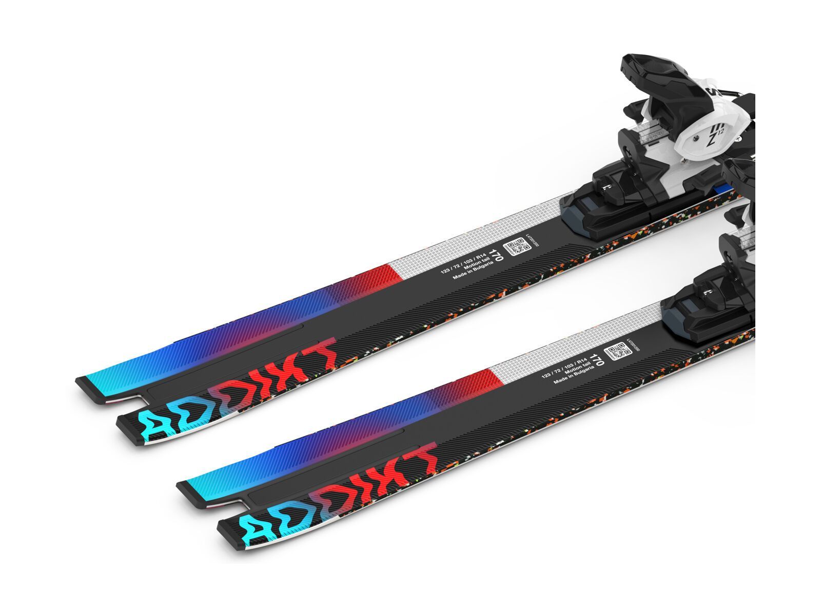 Salomon Addikt + Z12 GW F80, white/black/pastel neon blue 3 - Bild 5