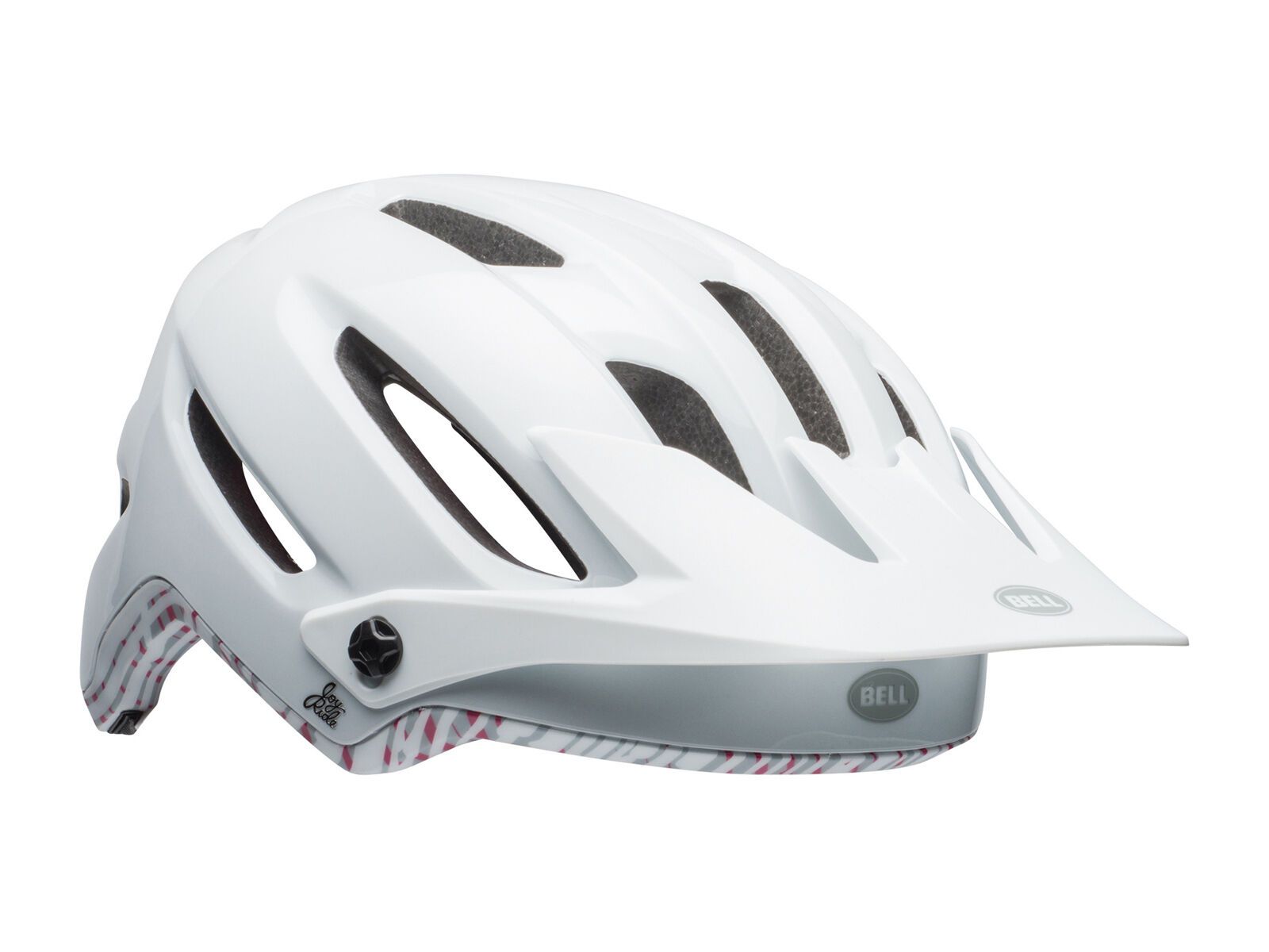 Bell Hela Joy Ride MIPS, matte/gloss white/cherry fibers - Bild 3