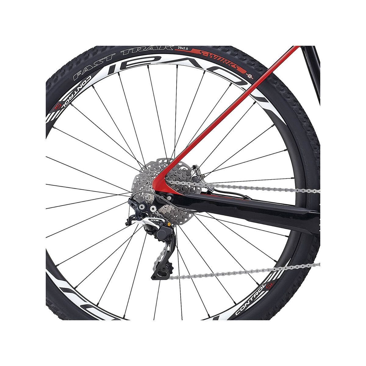 Specialized S-Works Stumpjumper HT Carbon 29, Carbon/White/Red - Bild 4