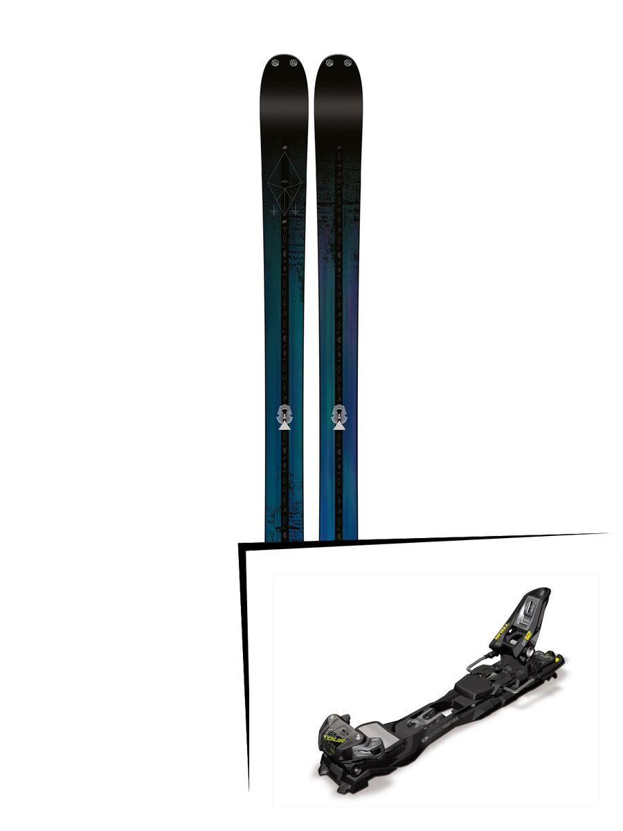 K2 SKI Set: Shreditor 92 2016 + Marker F12 Tour EPF - Bild 1
