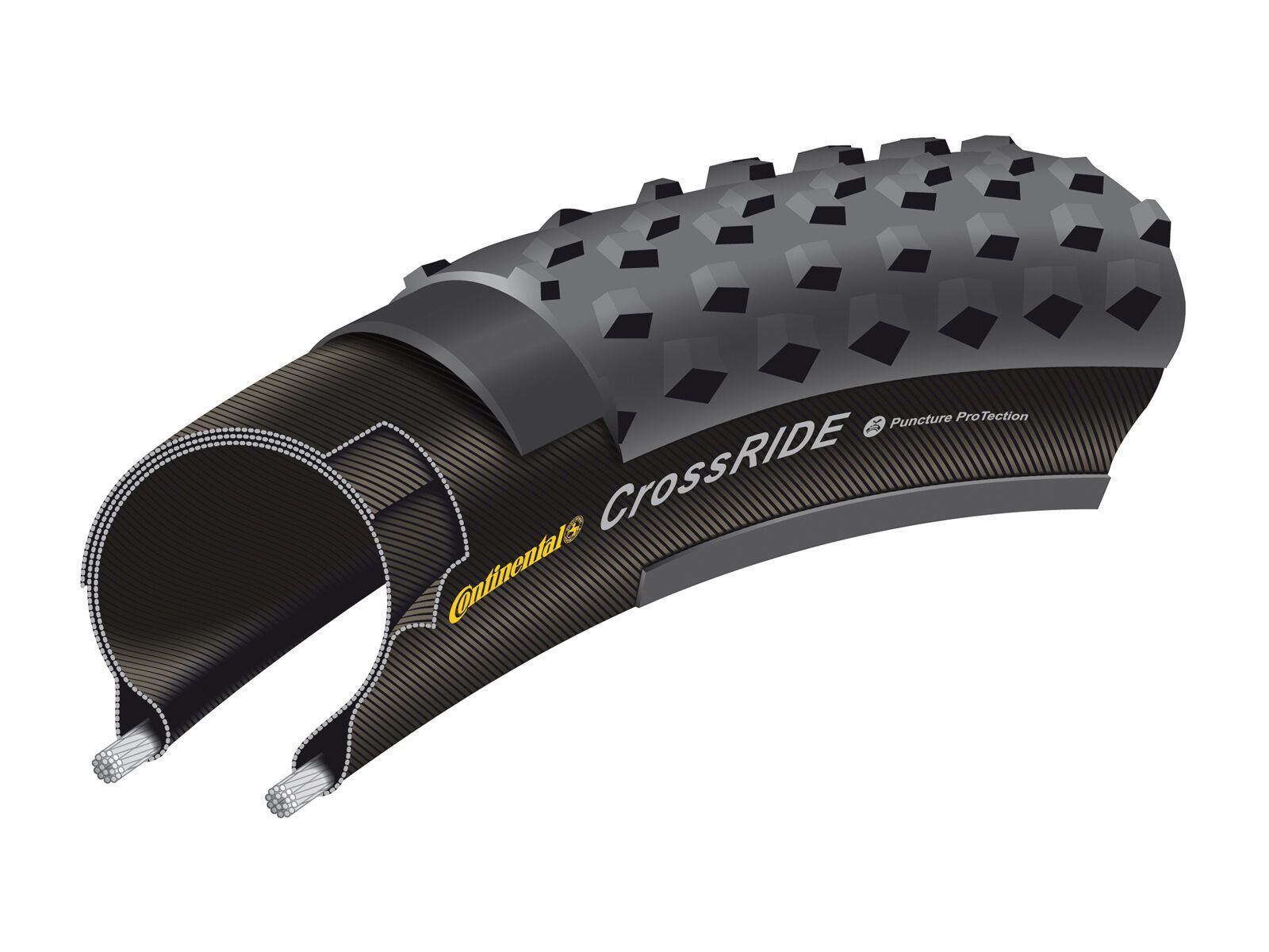 Continental Cross Ride PunctureProTection, 28 Zoll, black-reflex - Bild 3