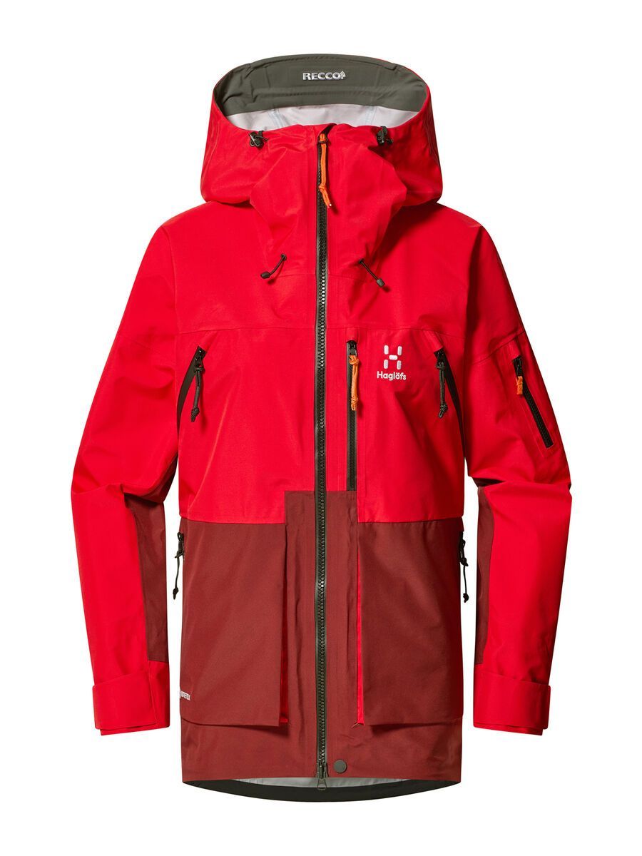 Haglöfs Vassi GTX Jacket Women, bright red/carmine red - Bild 1