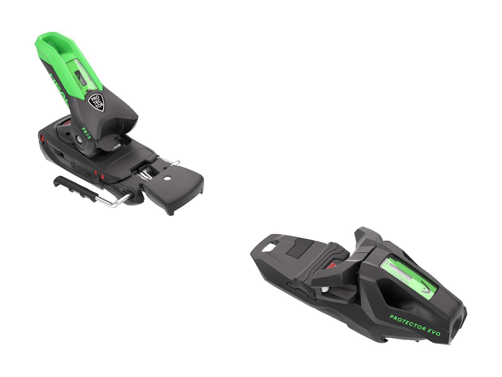 Head Supershape e-Magnum + Protector Evo PR 13 GW, matt black/green - Bild 6
