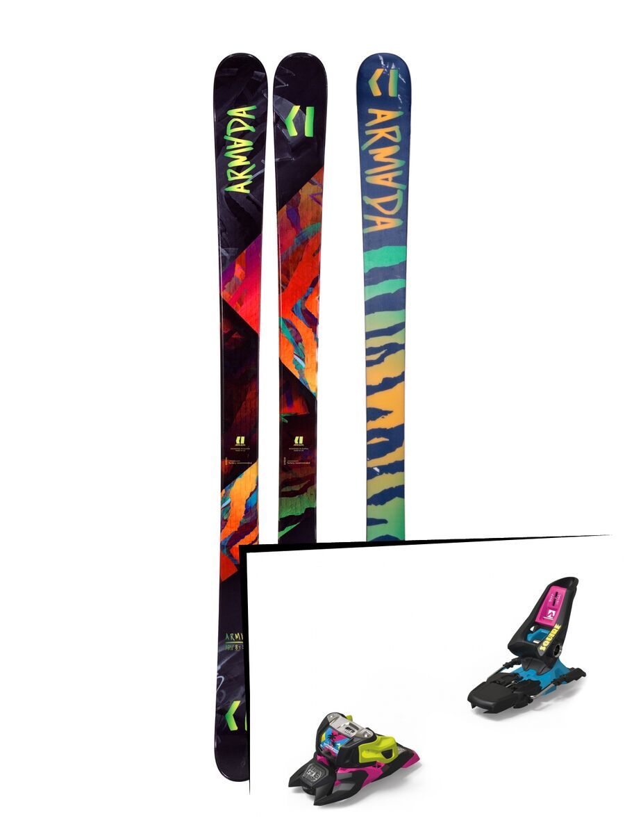 Set: Armada Arv 84 2019 + Marker Squire 11 ID black/pink/blue - Bild 1