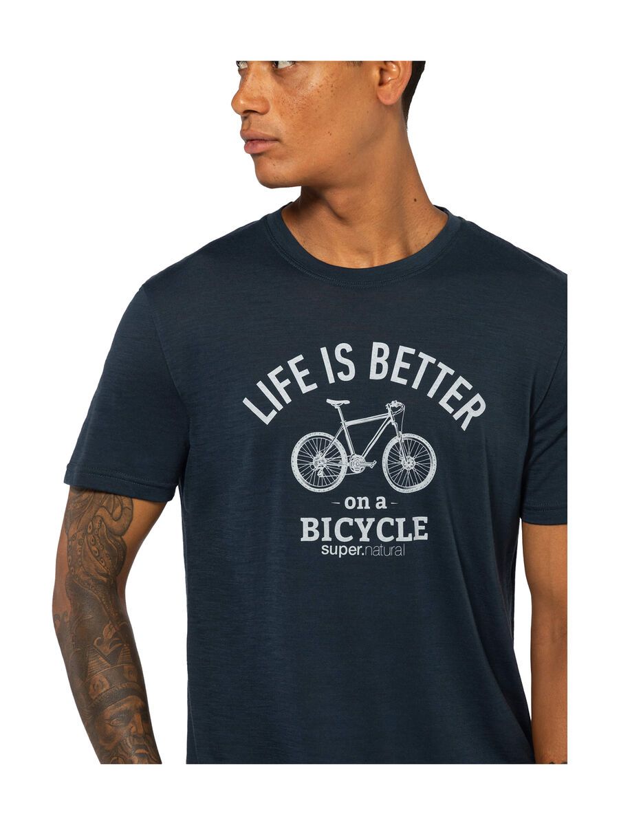 super.natural Better Bike Tee Herren, blueberry/vapor grey - Bild 4