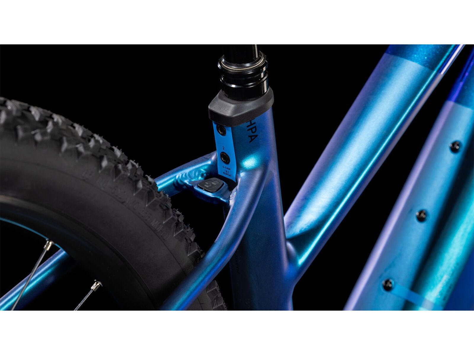 Cube Reaction Hybrid SLX 800 Trapeze 27.5, nebula´n´blue - Bild 5