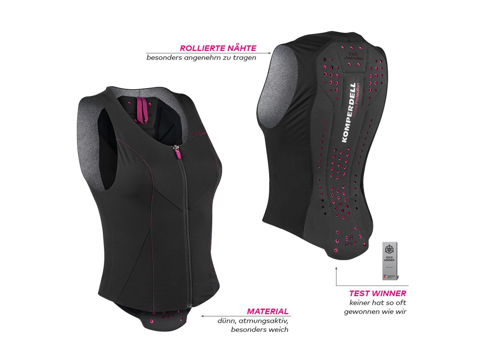 Komperdell Air Vest Women, black - Bild 3