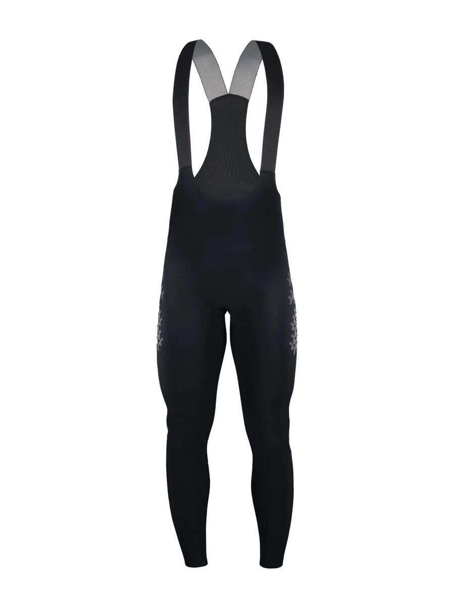 Q36.5 Gregarius Grid Skin Winter Bib Tights, black - Bild 1