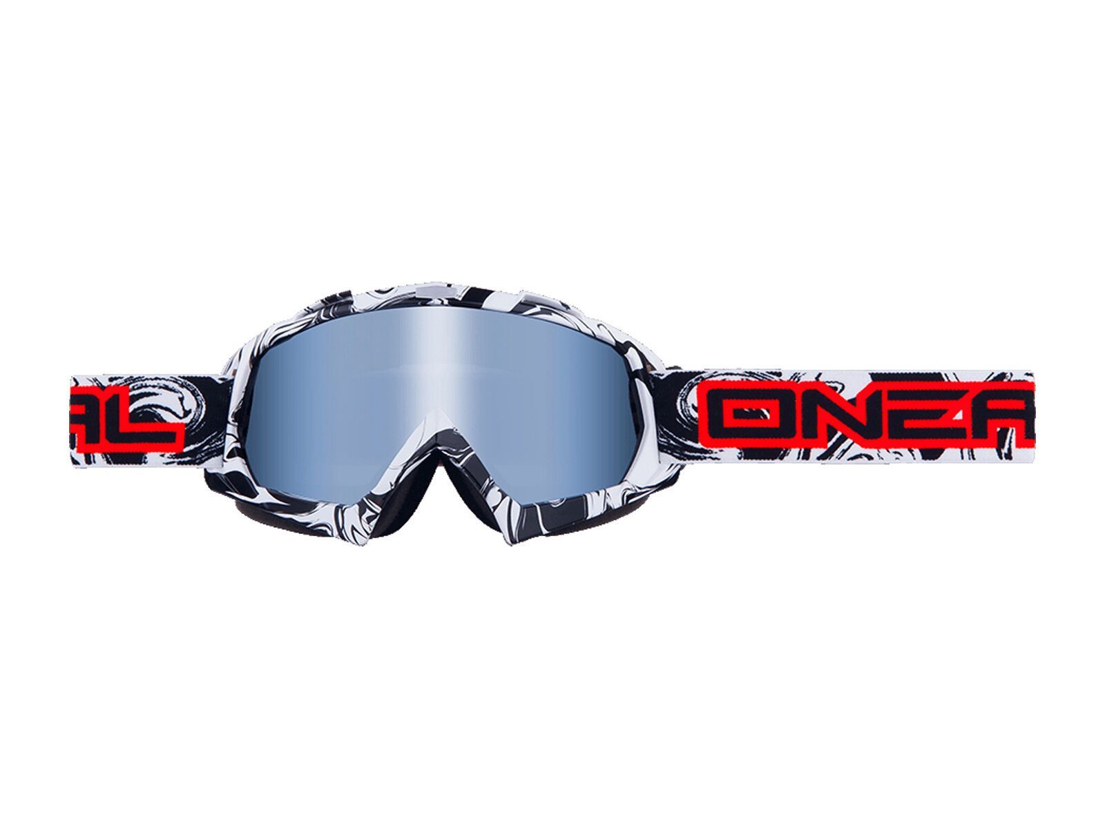 ONeal B-Flex Hendrix, black white/lens: clear - Bild 1