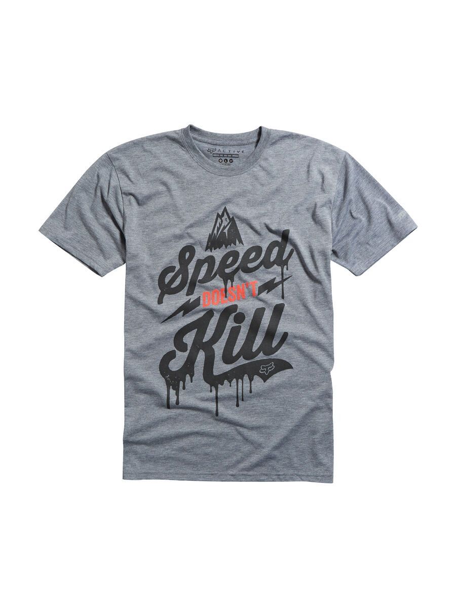 Fox Speed Wobble Tech Tee, heather graphite - Bild 1
