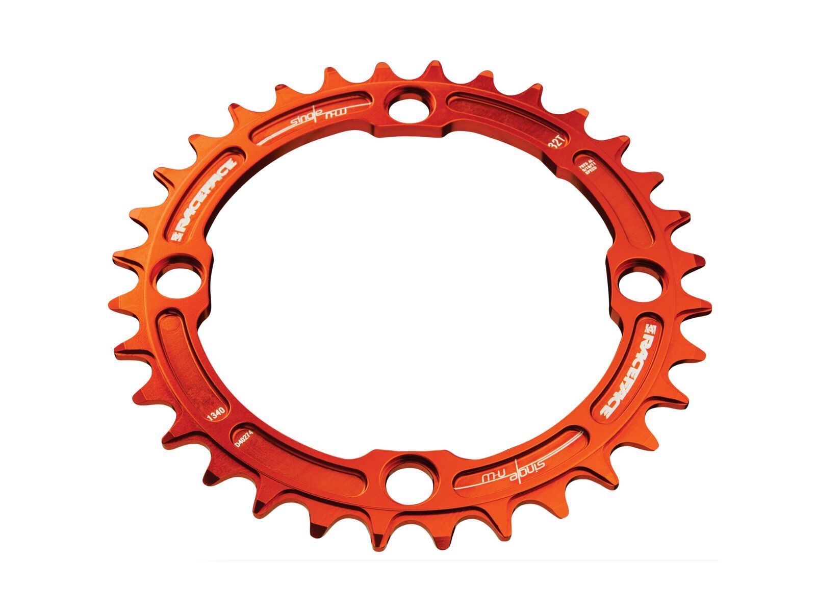Race Face Single Ring Narrow Wide - LK 104, orange - Bild 2
