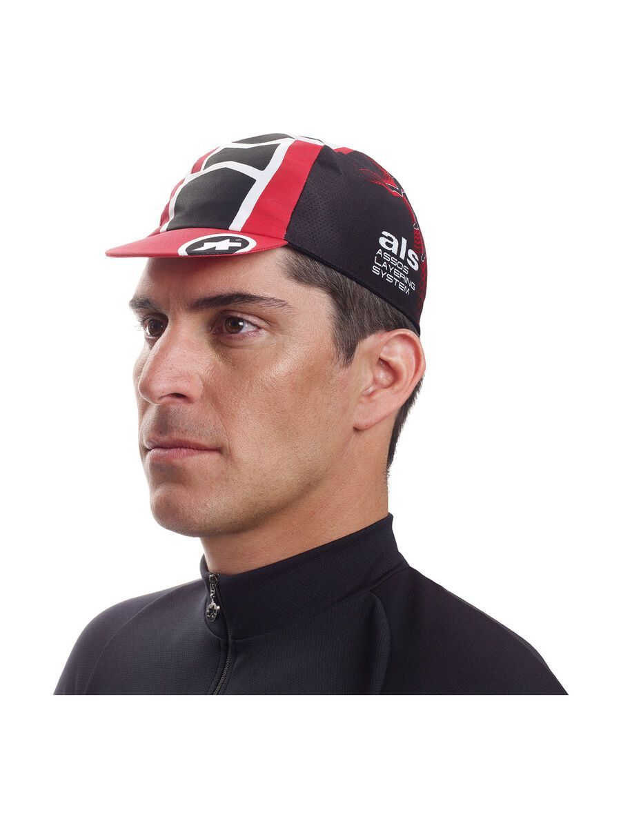 Assos milleCap evo8, national red - Bild 1