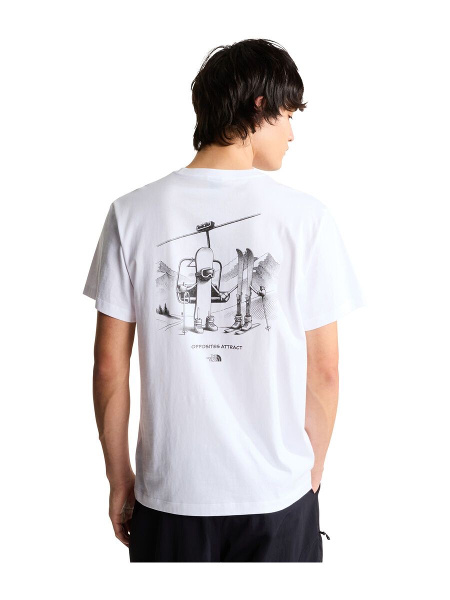 The North Face U Opposites Attract RLX SS Tee Graphic, tnf white - Bild 4