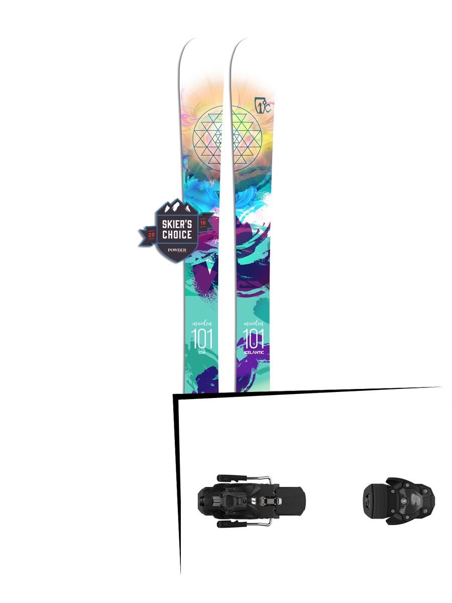 Set: Icelantic Maiden 101 2018 + Armada Warden MNC 13 - Bild 1