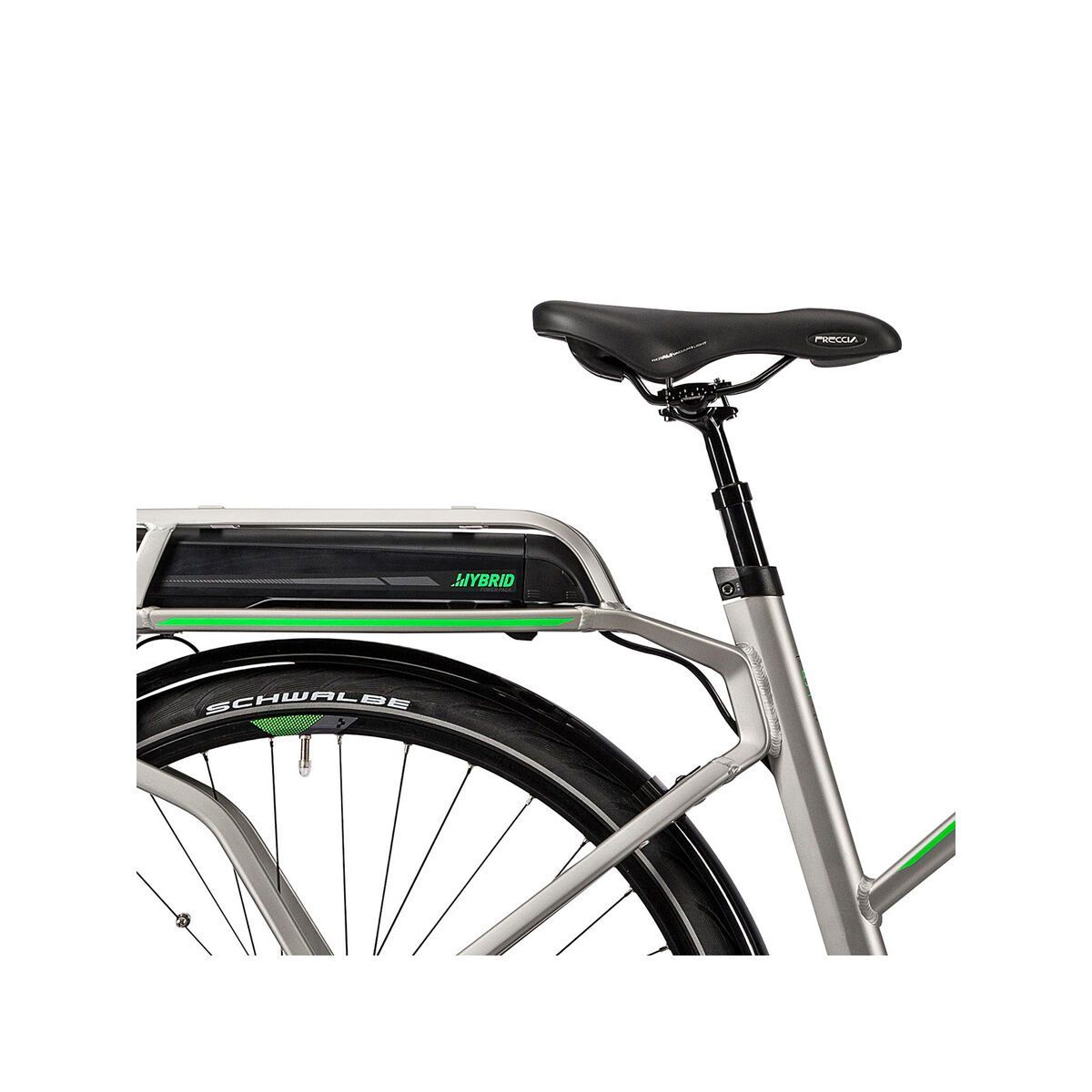 Cube Touring Hybrid Pro 400 Trapeze, silver´n´flashgreen - Bild 6